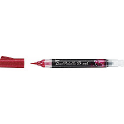 Pentel XGFH Dual Metallic Brush Pen - Roze / Metallic Roze