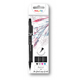 Pentel Brush Sign Pen Artist SESF30C - Set of 4