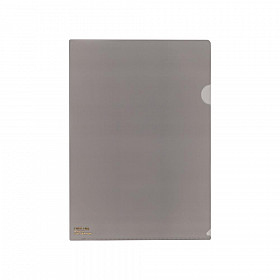 LIHIT LAB Color Clear Holder / L-Mappen  - Set van 5 - A4 Formaat - Transparant Zwart