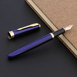 Baoer 388 Fountain Pen - Medium - Shiny Blue