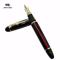 Jinhao X450 Fountain Pen - Medium - Glossy Red