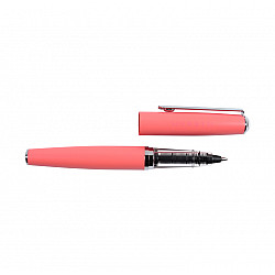 J. Herbin Rollerpen - Refillable with Fountain Pen ink - Coral (Metal)