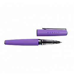 J. Herbin Rollerpen - Refillable with Fountain Pen ink - Violet (Metal)