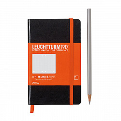 Leuchtturm1917 Whitelines Link Notebook with app - A6 - Dotted - Black