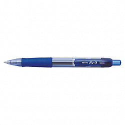 Penac FX-7 Retractable Gel Ink Pen with Safety Clip - Medium - Blue