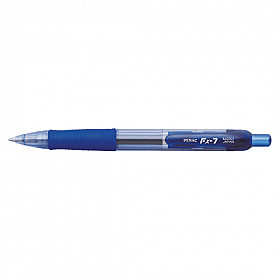 Penac FX-7 Click Gel Inkt Pen met Safety Clip - Medium - Blauw