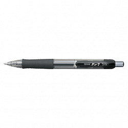 Penac FX-7 Retractable Gel Ink Pen with Safety Clip - Medium - Black