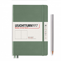 Leuchtturm1917 Notebook - A5 - Hardcover - Plain - Smooth Colours - Olive