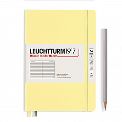 Leuchtturm1917 Notebook - A5 - Hardcover - Ruled - Smooth Colours - Vanilla