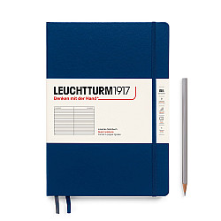 Leuchtturm1917 Notebook - B5 Composition - Hardcover - Ruled - Navy