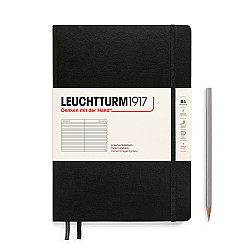 Leuchtturm1917 Notebook - B5 Composition - Hardcover - Ruled - Black