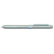 Penac Elegant 3F Multi Pen - Tweekleuren Ballpoint - Vulpotlood - 0.5 - Zilver