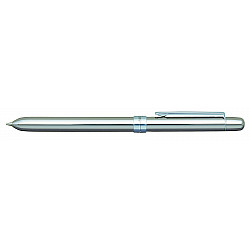 Penac Elegant 3F Multi Pen - 2 Color Ballpoint + Mechanical Pencil - 0.5 - Silver