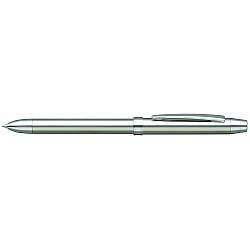 Penac Elegant 3-in-1 Multi Pen - 2 Color Ballpoint + Mechanical Pencil - 0.5 - Silver