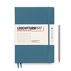 Leuchtturm1917 Notebook - B5 Composition - Hardcover - Dotted - Stone Blue