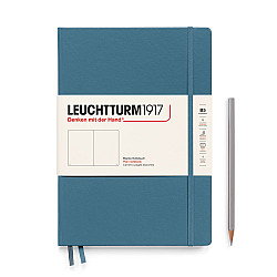 Leuchtturm1917 Notebook - B5 Composition - Hardcover - Plain - Stone Blue