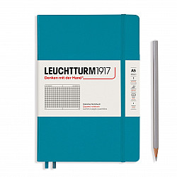 Leuchtturm1917 Notebook - A5 - Hardcover - Squared - Smooth Colours - Ocean