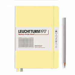 Leuchtturm1917 Notebook - A5 - Hardcover - Squared - Smooth Colours - Vanilla
