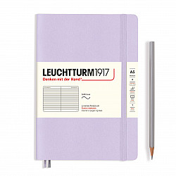 Leuchtturm1917 Notebook - A5 - Softcover - Ruled - Smooth Colours - Lilac