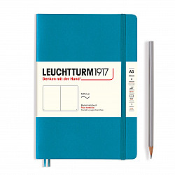 Leuchtturm1917 Notebook - A5 - Softcover - Plain - Smooth Colours - Ocean