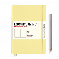 Leuchtturm1917 Notebook - A5 - Softcover - Plain - Smooth Colours - Vanilla
