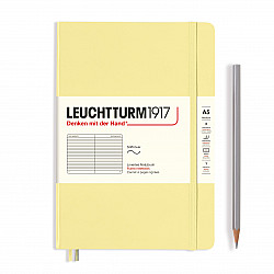 Leuchtturm1917 Notebook - A5 - Softcover - Ruled - Smooth Colours - Vanilla