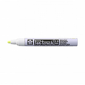 Sakura Pen-Touch Permanent Marker - Medium - 2.0 mm - Fluo Geel
