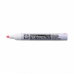 Sakura Pen-Touch Permanent Marker - Medium - 2.0 mm - Fluo Rood