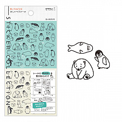 Midori Diary Stickers - Chat: Sea Creature