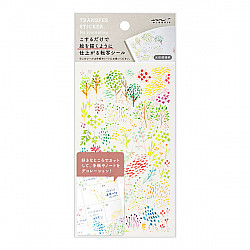Midori Transfer Stickers for Journaling - Watercolor Patterns