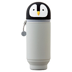 LIHIT LAB Punilabo Stand Pen Case - Big Size - Penguin