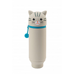 LIHIT LAB Punilabo Stand Pen Case - American Short Hair Kitty Cat (Limited Edition)
