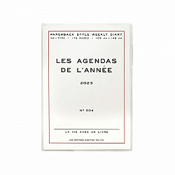 Hightide Les Agenda de L'Année Diary 2023 - A6 Weekly - White