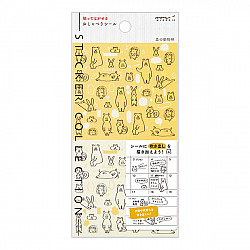 Midori Talking Diary Stickers - Forest Animals