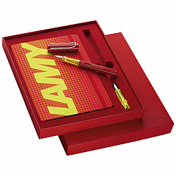 LAMY AL-star Fountain Pen - Glossy Red - Limited Edition Set 