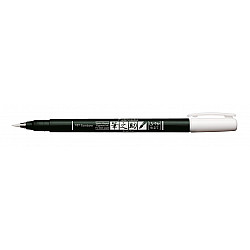 Tombow Fudenosuke Pastel Brush Pen - Pastel White