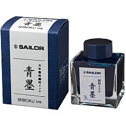 Sailor Souboku Pigment Vulpen Inkt - 50 ml - Blauwzwart