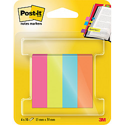 3M Post-it Pagemarkers - 15x50mm - Poptimistic 4-kleurig - Set van 200