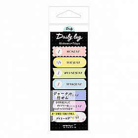 Midori Bullet Journal Sticky Notes Daily Log - Colour