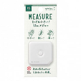 Midori XS Mini Pocket Measure Meetlint - Wit