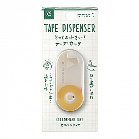 Midori XS Tape Dispenser / Plakband Afroller - Wit
