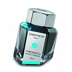Caran d'Ache Chromatics Fountain Pen Ink - 50 ml - Hypnotic Turquoise