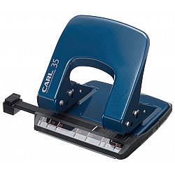 Carl Alisys Effortless Two-Hole Punch - 32 Sheets - Blue