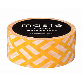 Mark's Japan Maste Washi Masking Tape - Yellow Ninoji // Japanese (Limited Edition)