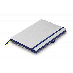 LAMY Paper Notitieboek - Hardcover - A5 - Gelinieerd - Zilver / Oceaanblauw