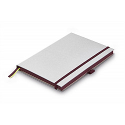 LAMY Paper Notitieboek - Hardcover - A5 - Gelinieerd - Zilver / Donkerpaars