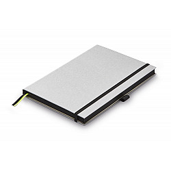 LAMY Paper Notitieboek - Hardcover - Klein Formaat (A6) - Gelinieerd - Zilver / Zwart