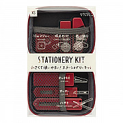 Midori XS Stationery Kit - Set van 6 - Rood
