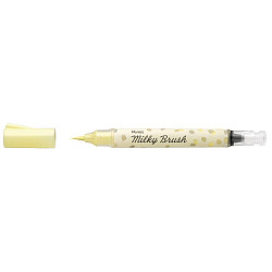 Pentel XGFH Dual Milky Brush Pen - Pastel Geel