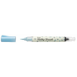 Pentel XGFH Dual Milky Brush Pen - Pastel Lichtblauw